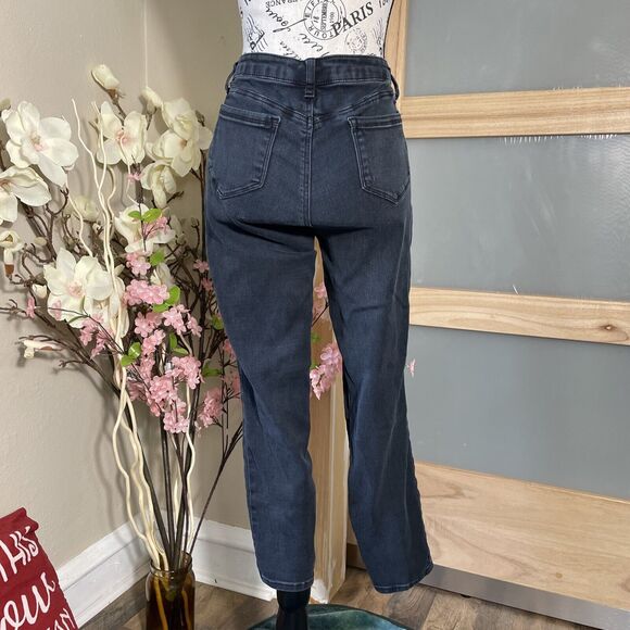 1822 Denim Jeans Women's 10 Black Dark Wash Mid Rise Skinny Jeans - Picture 7 of 10